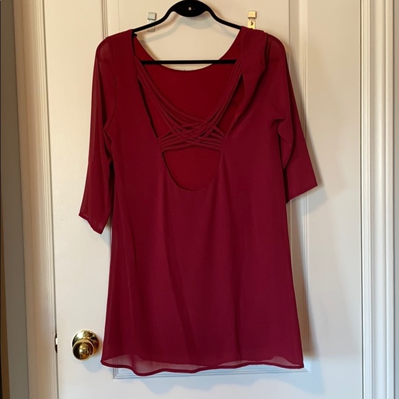 Tobi Red Dress - Picture 3 of 3